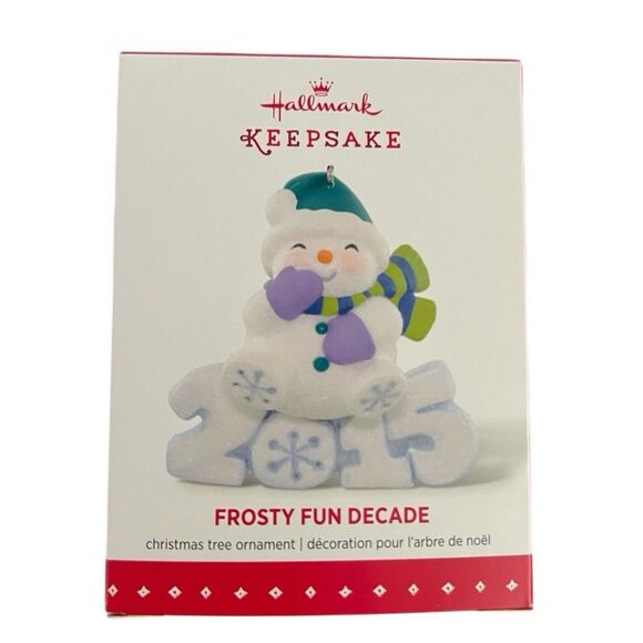Hallmark Keepsake Ornament 2015 Frosty Fun Decade #6 6th Snowman Laughing - Picture 1 of 3